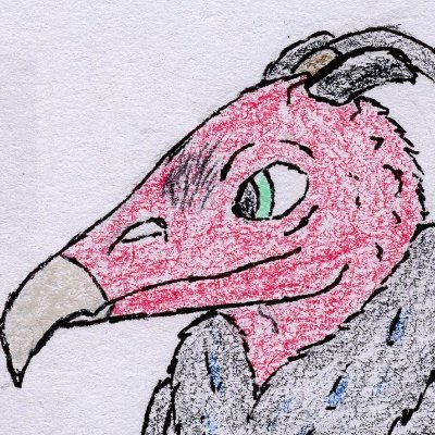 a vulture that loves birds, and reptiles.
i love drawing for my friends, and making people happy.