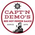 Captain Demo's Red Hot Pepper Sauce (@captndemossauce) Twitter profile photo Captain Demo's Red Hot Pepper Sauce (@captndemossauce) Twitter profile photo
