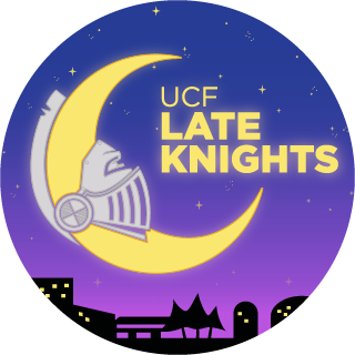 Late Knights is here to provide you with fun night-time entertainment at UCF!. Apollo is here for the shenanigans :)