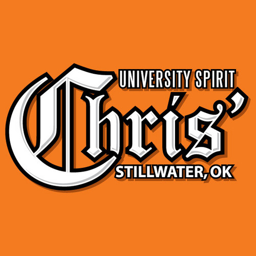 Chris’ University Spirit has the largest selection of Oklahoma State merchandise…anywhere! Find us at 244 S. Knoblock - Campus Corner in Stillwater, OK!