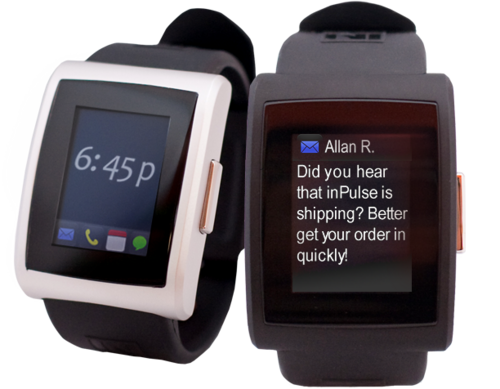 inPulse: free up your hands! World's first smartwatch for BlackBerry