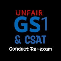UPSC UNFAIR GS1 & CSAT 2023 PRE (Conduct Re-exam)(@UnfairGS1) 's Twitter Profile Photo