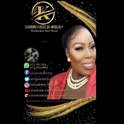 Changing Faces by Kimberly is a highly skilled makeup artist,working with high quality vegan products for all skin types and tones,I come to YOU,Always on time.