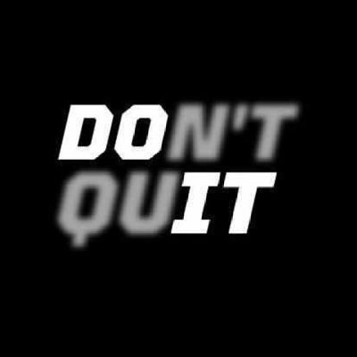 I don't give up when I want something or someone.