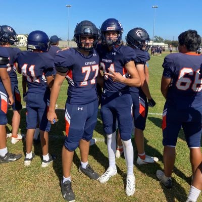 Follower of Jesus Christ ✝️ 5’10 210 TE Cypress HS Class of 25 4.10 GPA 🏈 HS Coach: Alex Ashcraft (562)547-1886, Private Coach: Grant Caraway (562)346-6959