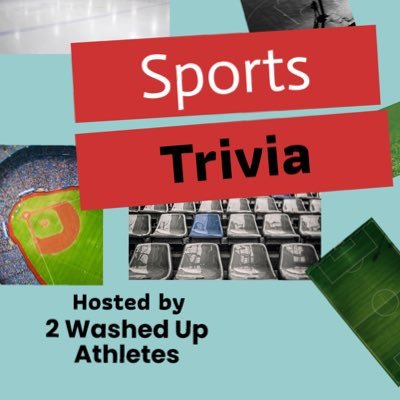 Official Twitter Account for the Sports Trivia Podcast. Hosted by two washed up athletes. Check out the podcast on Spotify, Apple Podcasts, and Amazon Podcast.