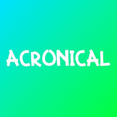 AcronicalYT's profile picture. Just some random person online who streams on Twitch sometimes and barely uploads to YouTube.
