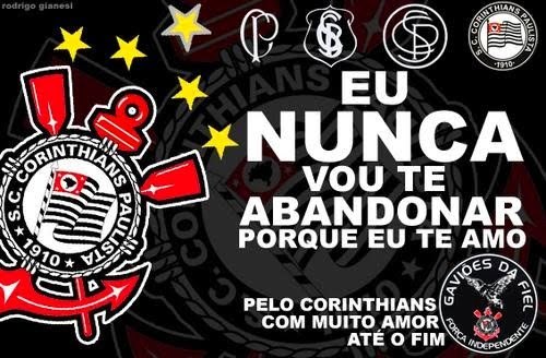 Um por todos e todos por um !!!
Vivo por ti CORINTHIANS .