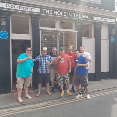 Aldershot Town fan and drinking in strange Towns