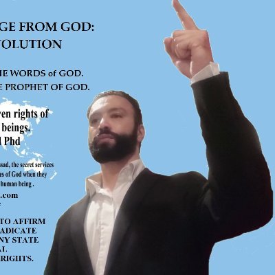 THE HOLY MESSAGE OF GOD: https://t.co/qJ99ROeF3r
THE HOLY PROPHET OF GOD: Doctor Adam Tarel Phd
PARY AND UNITE WITH THE INFINITE GOODNESS
...