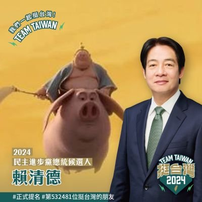 superdogegod's profile picture. 支持台灣!支持民主價值!
國會擴權之後轉為跟國眾兩黨主戰派