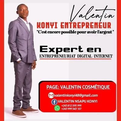 Licencié en Économie, Option Économie Publique, Entrepreneur, Conférencier Formateur en Web.
+243812595999