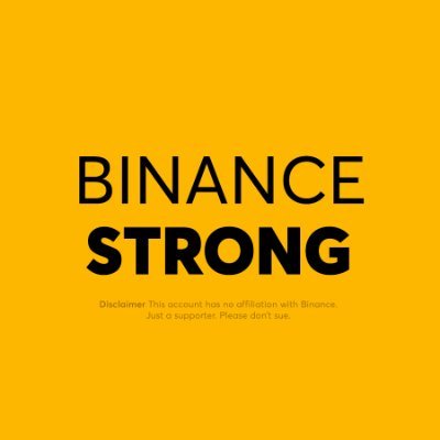 Binance Strong !
If they fall, we all fall.
#BinanceStrong