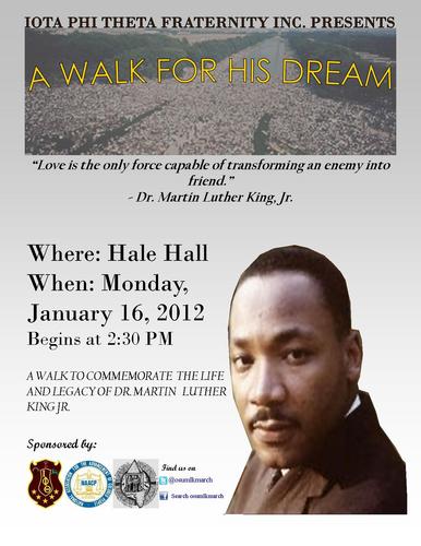 OSUMLKMarch's profile picture. A WALK TO COMMEMORATE  THE LIFE AND LEGACY OF DR. MARTIN   LUTHER KING JR.