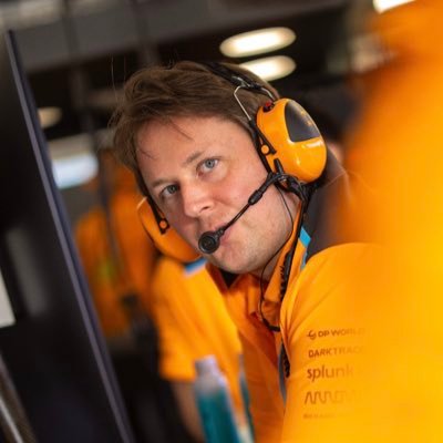 McLaren Principal Race Engineer for Oscar Piastri, previously Performance Engineer for Daniel Ricciardo, Carlos Sainz, Stoffel Vandoorne.