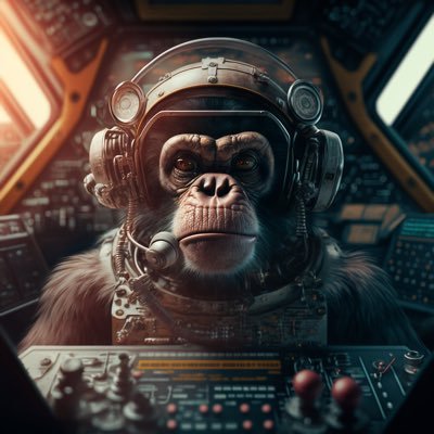 gravityripple's profile picture. like a monkey, ready to be shot into space.