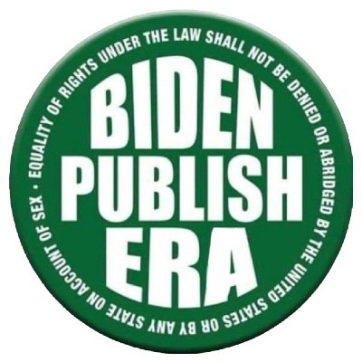 ERA4ReproRights's profile picture. SAVE #ReproRights & #LGBTQ Rights.  DEMAND Biden do hIs CONSTITUTIONAL DUTY & direct Archivist to publish fully-ratified Equal Rights Amendment!📖⚖️RECEIPTS👇🏼