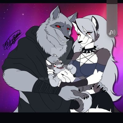 I am a he/him I am 20 years old And I am death wolf And my love Loonie_hellhound And we're a family. Our kids. Names. TikTok.
