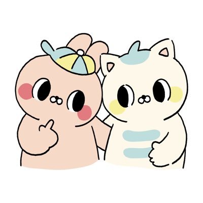 何にでも興味津々なねこの”みっけ”と ちょっと抜けてる物知りなうさぎの”ぱっち” のふたりが過ごす へんてこりんな日常💭