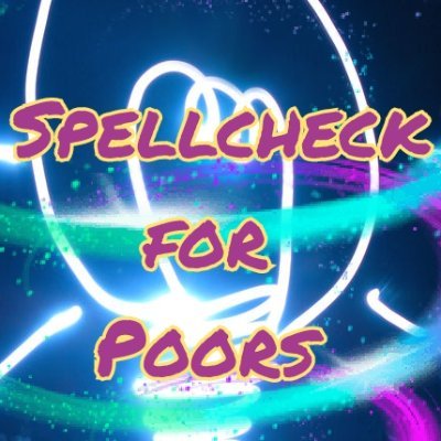 spllchckfrpoors Profile Picture