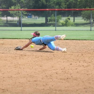 Borger high school varsity softball#23| American Freedom Platinum National 18u-Warren #4|2025|Utility|