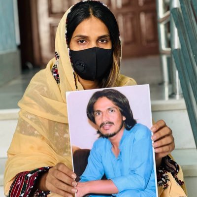 Political Activist , Human Right Defender And Sister of Missing Baloch HR Activist Rashid Hussain Baloch Who was Abducted by UAE & Pakistan In Year 2018