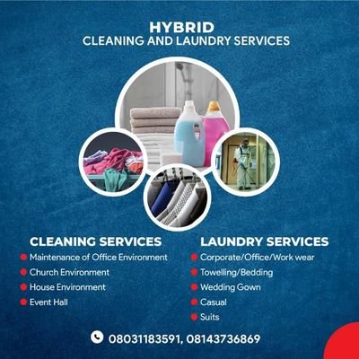 Professional Dry cleaner
Laundry service
Office Cleaning
Home Cleaning
Fumigation and Pest Control
Before and After Event Cleaning
General Contractor