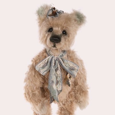 I’m a Charlie Bear & I live in Cornwall I have my very own shop, I’m collected & loved all over the world by children & adults. Most bear shops sell me