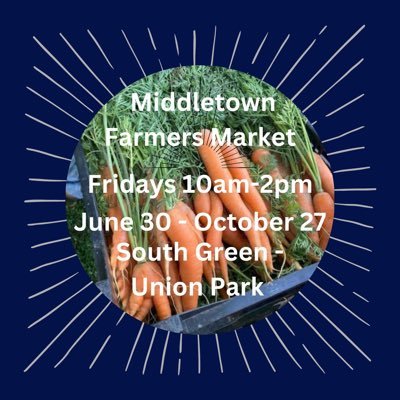 Partnership between NEAT & City of Middletown. Fridays 10-2, South Green, 6/30 - 10/27/2023.This account will be used for market announcements.