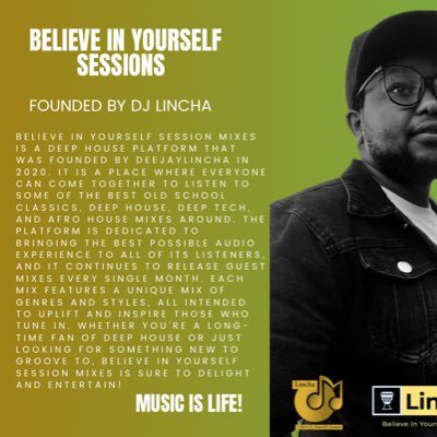 Lincha! Am an Equanimity person Loves DeepTech,Nike Music  resident Dj @WegetliftedRadio 🇬🇧 Found Of #BelieveInYourselfSession Mixes