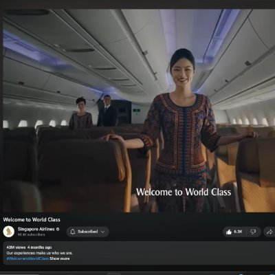 Welcome 2 World Class Welcome 2 Singapore Airlines Profile