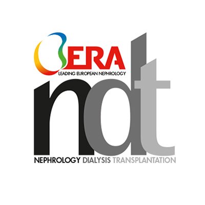 Nephrology Dialysis Transplantation (NDT) is the leading nephrology journal in Europe. NDT is an official journal of @ERAkidney. Published by @OxfordJournals