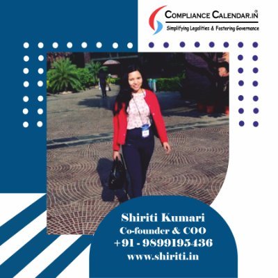 FCSShiriti's profile picture. Co-Founder & COO @ccnewsindia; with @FCSGauravKumar; Fellow Member of @icsi_cs;