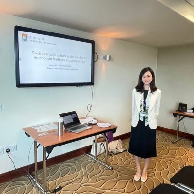 PhD student #HKU ; MA in applied linguistics #HKU ; feedback literacy; emotions and feedback; assessment literacy