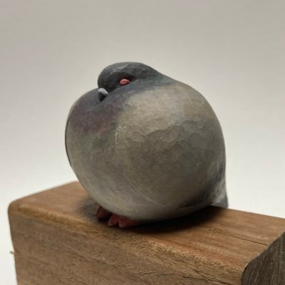 鳥の木彫り オーダー承ります 家にひめうずらがいます 作ったもの一覧はインスタで見れますhttps://t.co/MGESDcReqN