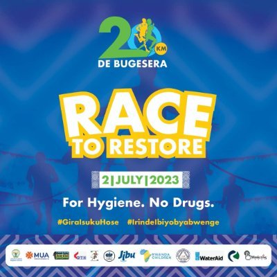 #20KMdeBugesera -Race to restore is an annual road-race that hosts local & international athletes and amateur cyclists to entertain Rwandans and expose talents.