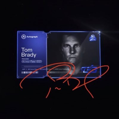 1st ever #22/25 Tom Brady hand-signed ✍️ digital asset on the blockchain 🕰️ Age of asset on Polygon Blockchain: 8/2021