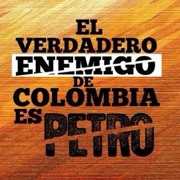 Uribista por siempre! 
Salvemos a Colombia de las garras del comunismo. 
Mi pasión el ⚽️ mis equipos, 🇲🇨🇨🇴!