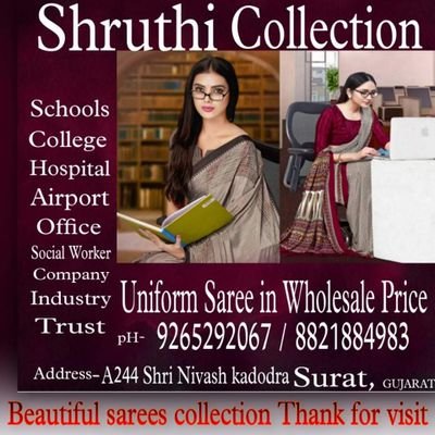 Shruthi Collection
wholesaler of uniform sarees