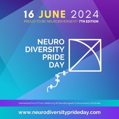 To move forward to a neurodiverse society that embraces all braintypes, we need to celebrate neurodivergent uniqueness; June 16th is Neurodiversity Pride Day.