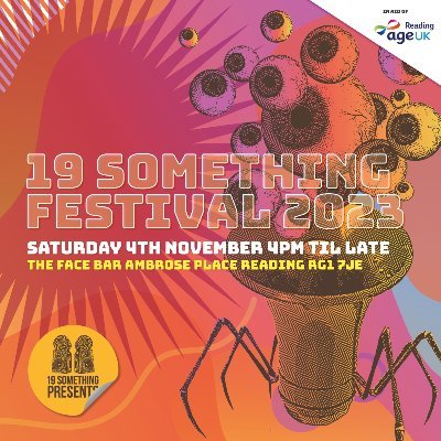 A 1-day indoor music festival in Reading bringing you the finest fare in up-and-coming artists, with all proceeds going to Age UK (Rdg). Nov 4th 2023.