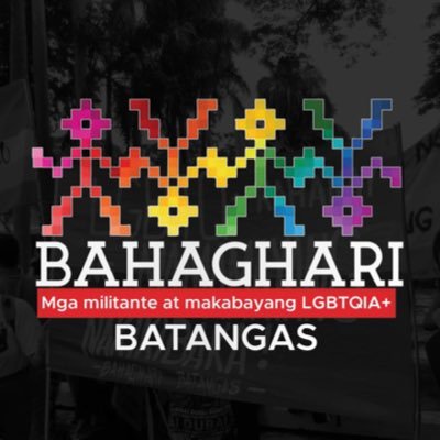 Ang pambansa-demokratikong organisasyon ng mga militante at makabayang LGBTQIA+ sa Probinsya ng Batangas. | Reach us at bhbtgallnet@gmail.com