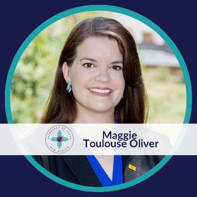 Official account of New Mexico Secretary of State Maggie Toulouse Oliver. https://t.co/ee4g5edlRy #BeAVoter #NMPOL #TrustedInfo2024