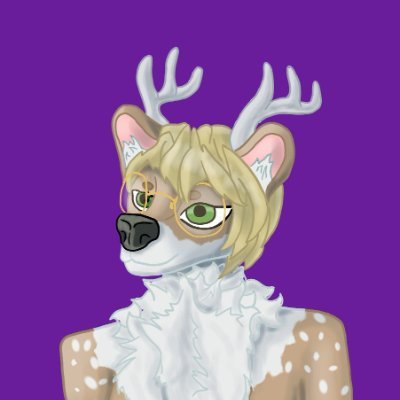 I'm Vege, a 19 y/o persian fallow Deer (extremely submissive).
I do art but rarely show it.
Happily dating feenixz :3