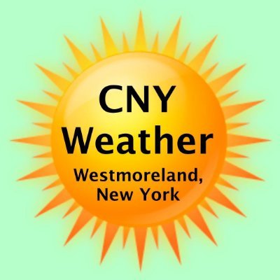 New Account for Central New York's live weather reported from a personal weather station in Westmoreland, NY. NWS Binghamton Coop Observer. Storm Spotter.