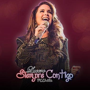 Somos el FC de @LuceroMexico en Chile, tremendamente orgullosos de trabajar por la mejor del mundo mundial. #AVivir