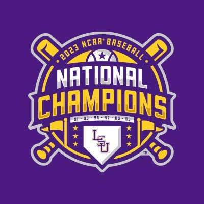 LSU Tigers Champion Logo - NCAA Division I (i-m) (NCAA i-m