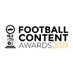 Football Content Awards (@The_FCAs) Twitter profile photo