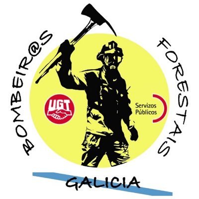 Colectivo de bomberos forestales de Ugt Galicia