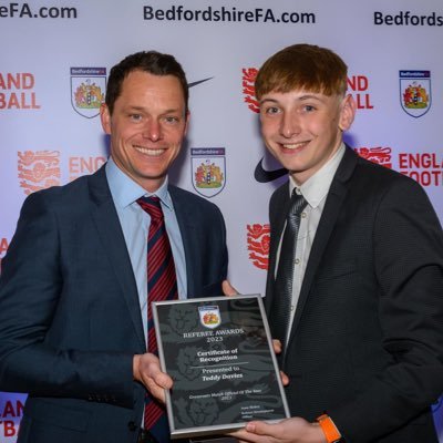 FA Level 7 Referee, Bedfordshire Referee Development Group, 17.